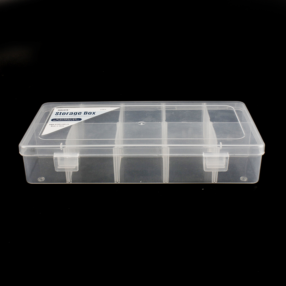 21971 定制新款PP透明带盖塑料收纳盒